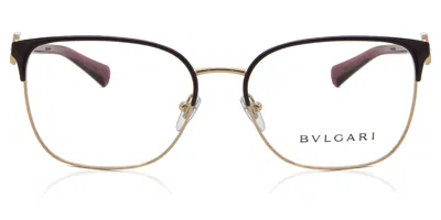 Bvlgari Bv2234b 2035 Occhiali Da Vista Purple Per Donna (solo Montatura) In Gold