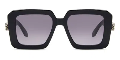 Bvlgari Bv40006i 01b Occhiali Da Sole Neri Per Donna In Black