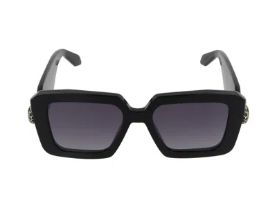Bvlgari Bv40006i Square Acetate Sunglasses In Black