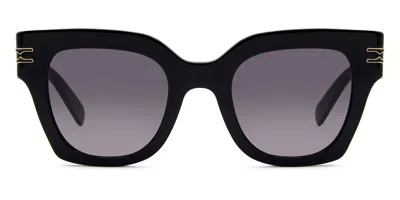 Bvlgari Bv40013i 01b Occhiali Da Sole Neri Per Donna In Black