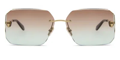 Bvlgari Bv40026u 33f Occhiali Da Sole Oro Per Donna In Gold
