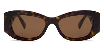 Bvlgari Bv40037i 52e Occhiali Da Sole Marroni Per Donna In Brown