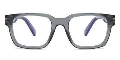 Bvlgari Bv50010i 020 Blu-light Block Occhiali Da Vista Grigi Per Uomo (solo Montatura) In Gray