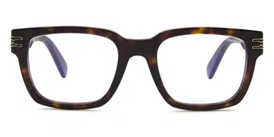 Bvlgari Bv50010i 052 Blu-light Block Occhiali Da Vista Marroni Per Uomo (solo Montatura) In Brown