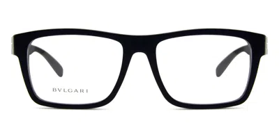 Bvlgari Bv50018i 002 Occhiali Da Vista Neri Per Uomo (solo Montatura) In Black
