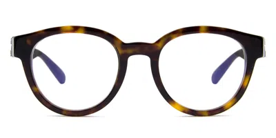 Bvlgari Bv50019u 052 Blu-light Block Occhiali Da Vista Marroni Per Uomo (solo Montatura) In Brown