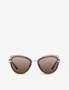 Bvlgari Woman Sunglasses Bv6182b In Gold