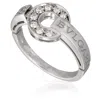 Bvlgari 18k White Gold Pave Diamond Ring
