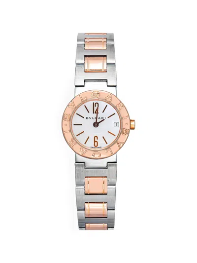 Pre-owned Bvlgari 23mm Watch In White