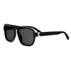 Bvlgari Aluminum Geometric Sunglasses