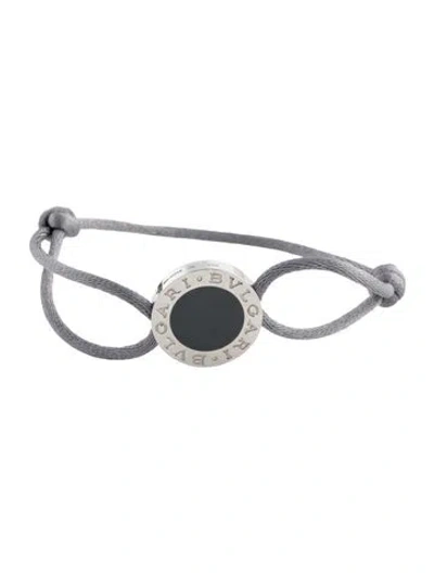 Pre-owned Bvlgari Bracelet W/ Tags, 10.25" In Grey