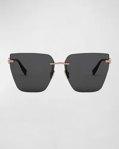 Bvlgari Butterfly Sunglasses In Black