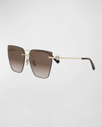 Bvlgari Butterfly Sunglasses In Grey/brown