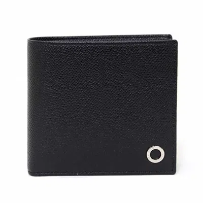 Pre-owned Bvlgari Black Blue Wallet (bi-fold) () In Multi
