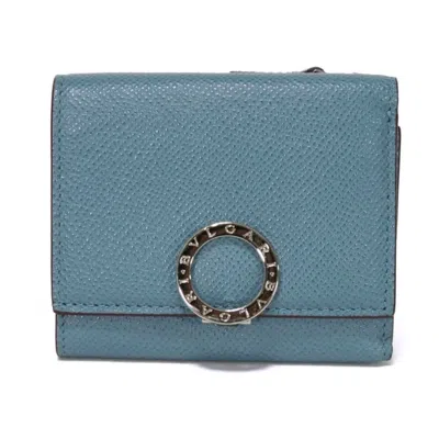 Pre-owned Bvlgari Leather Wallet (tri-fold) ()