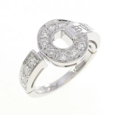 Pre-owned Bvlgari White Gold (18k) Band Ring ()