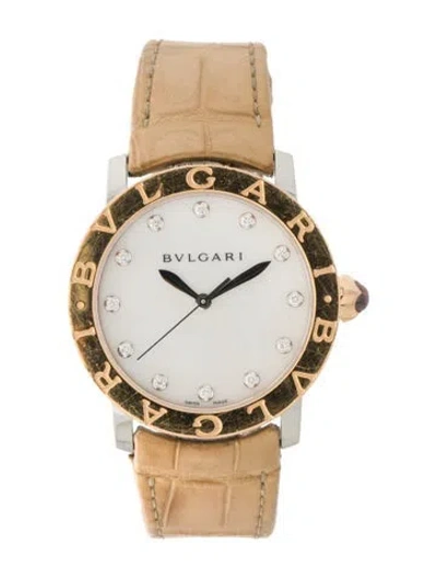 Pre-owned Bvlgari Diamond Watch In Multi