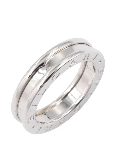 Pre-owned Bvlgari B-zero 1 Band Ring In Silver