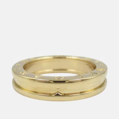 Pre-owned Bvlgari B.zero1 1-band 18k Yellow Gold Ring Eu 54