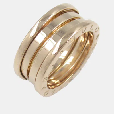 Pre-owned Bvlgari B.zero1 18k Rose Gold Band Ring Eu 52