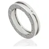Bvlgari B.zero1 18k White Gold 1-band Ring In White/gold Tone