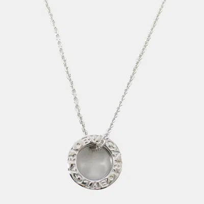 Pre-owned Bvlgari B.zero1 18k White Gold Necklace