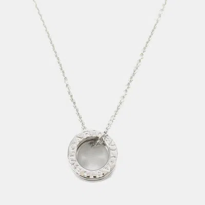 Pre-owned Bvlgari B.zero1 18k White Gold Necklace