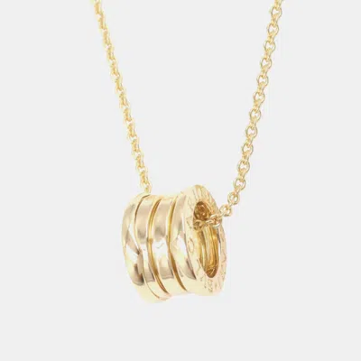 Pre-owned Bvlgari B.zero1 18k Yellow Gold Necklace