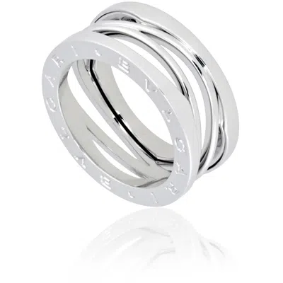 Bvlgari B.zero1 3-band Ring In 18 Kt White Gold In ["white","gold Tone"]