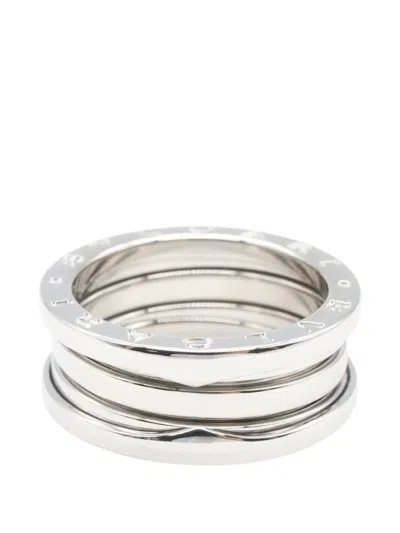 Pre-owned Bvlgari B-zero1 3-band Ring In Silver