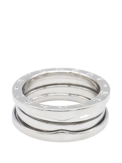 Pre-owned Bvlgari B-zero1 3-band Ring In Silver