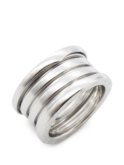 Pre-owned Bvlgari B-zero1 4-band Ring In Silver