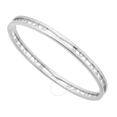Bvlgari B.zero1 Bracelet In White Gold In White/gold Tone