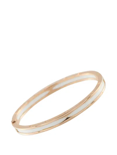 Pre-owned Bvlgari B.zero1 Ceramic Bracelet In Pink