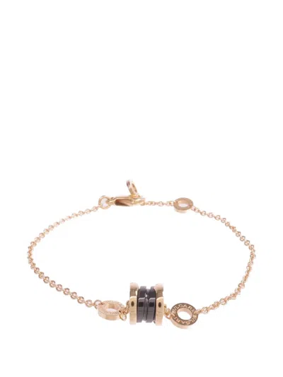 Pre-owned Bvlgari B.zero1 Ceramic Bracelet In Pink