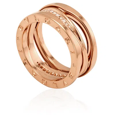 Bvlgari B.zero1 Design Legend 18k Rose Gold Ring In ["pink","gold Tone","rose Gold Tone"]