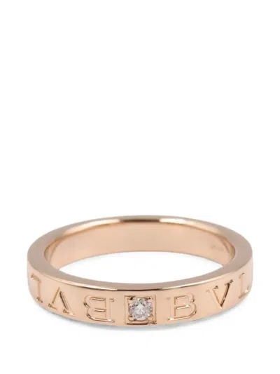 Pre-owned Bvlgari B-zero1 Diamond Ring In Pink