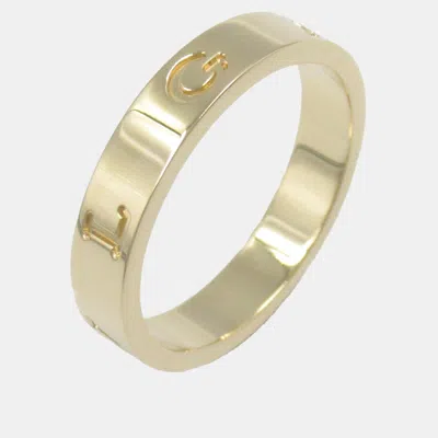 Pre-owned Bvlgari B.zero1 Essential 18k Yellow Gold Band Ring Eu 53