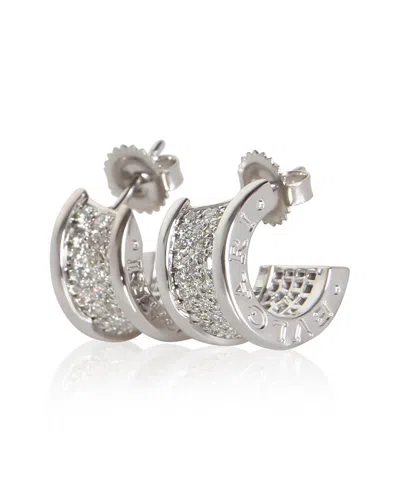 Pre-owned Bvlgari B.zero1 Hoop 1.50 Ct. Tw. Diamond Earrings (authentic Pre-loved)