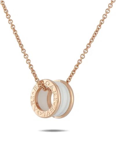 Pre-owned Bvlgari B.zero1 Necklace In Pink
