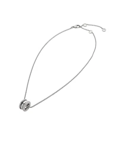 Bvlgari White Gold And Diamond B. Zero1 Necklace