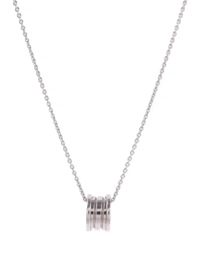 Pre-owned Bvlgari B-zero1 Necklace In Silver