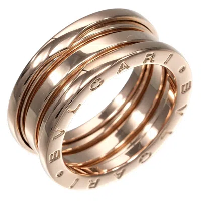 Pre-owned Bvlgari B.zero1 Pink Gold (18k) Band Ring ()