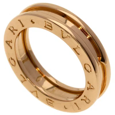 Pre-owned Bvlgari B.zero1 Pink Gold (18k) Band Ring ()