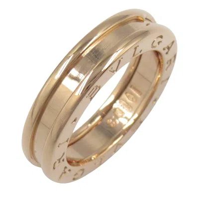 Pre-owned Bvlgari B.zero1 Pink Pink Gold (18k) Band Ring ()