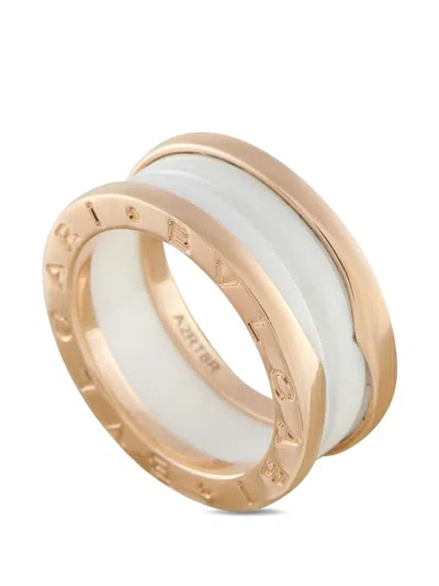 Pre-owned Bvlgari B.zero1 Ring In Pink