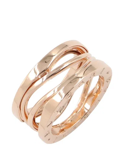 Pre-owned Bvlgari B-zero1 Ring In Pink