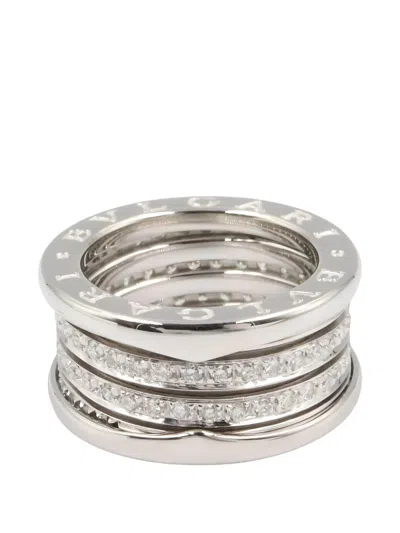 Pre-owned Bvlgari B-zero1 Ring In Silver