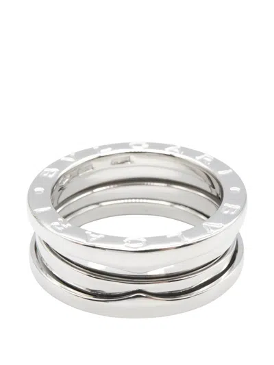 Pre-owned Bvlgari B-zero1 Ring In Silver