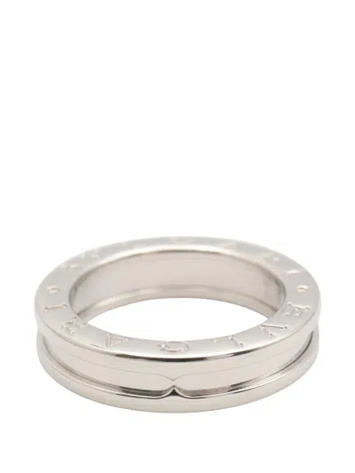 Pre-owned Bvlgari B-zero1 Ring In Silver
